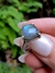 Anillo Adri gotita calada Labradorita/Ónix