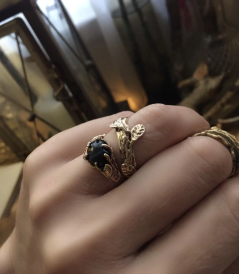 Anillo Lilac árbol black star