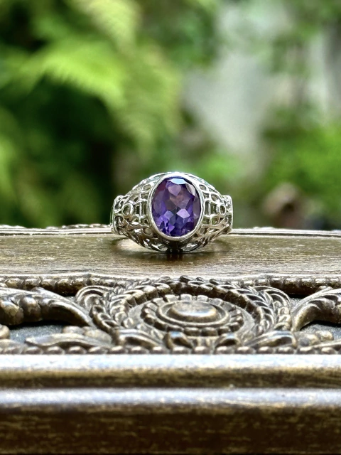 Anillo Cindy Amatista