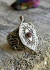 Anillo Ojo & Hamsas . granate - comprar online