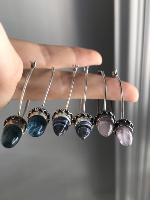 Argollas Péndulo Carmelo Plata 925