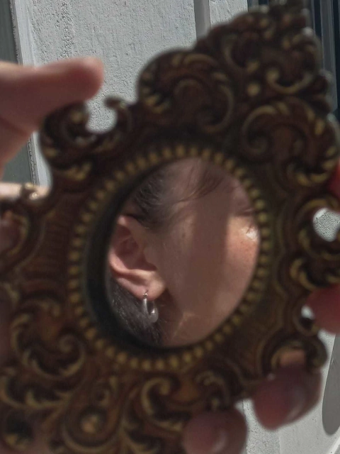 Argollitas lisas Plata 925 3cm