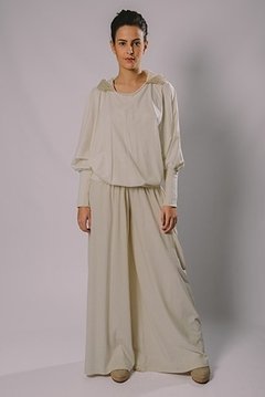 Maxi pantalona em malha - comprar online