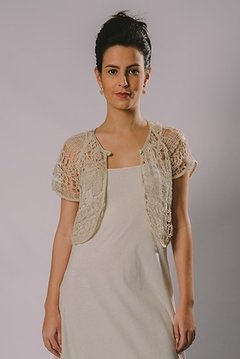 Bolero em renda filé - comprar online