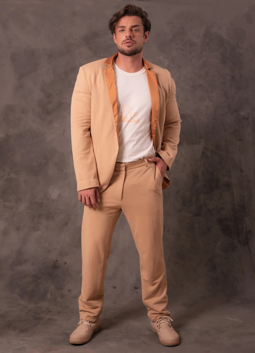 Calça social em moletom