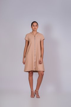 Jacquard hooded coat dress - NCC Ecobrands