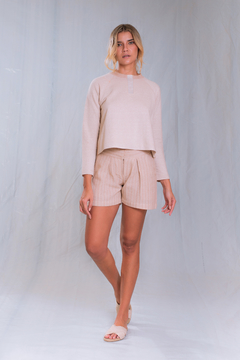 Blusa detalhe em seda - loja online