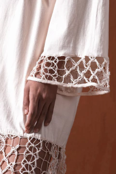Fillet lace tunic dress on internet
