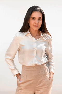 Camisa de seda manga longa - NCC Ecobrands