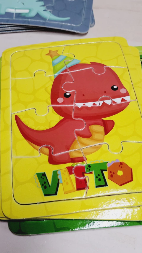 Rompecabezas carton 14x20 . 8 piezas