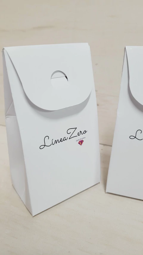 Combo caja Bolsa + tarjeta con logo