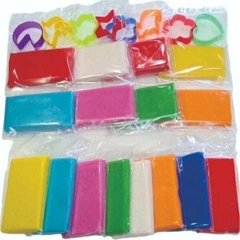 Kit masas. 2 mini masas + 2 mini cortantes + palito de amasar