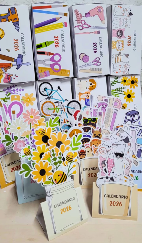 Calendario 2026 con formas . MINI - comprar online