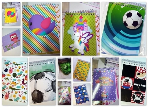 30 Libretas Espiraladas 14x10 Surtidas