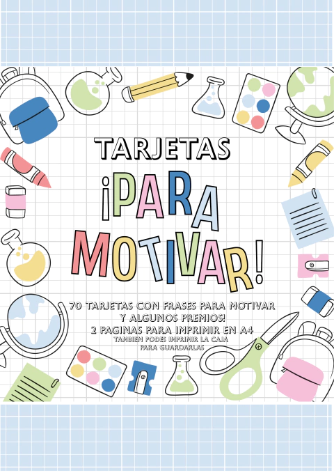 Imprimible Tarjetas motivadoras
