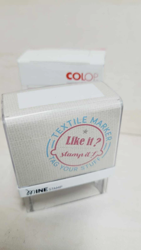 SELLO para ROPA con el TEXTO IMPRESO . SIMPLE - comprar online