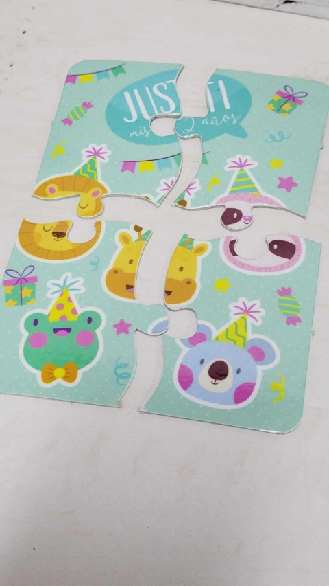 Rompecabezas carton 14x20 . 4 piezas - comprar online