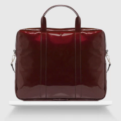 Document Briefcase Charol Bordeaux