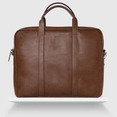 Document Briefcase Marrón