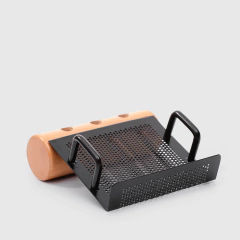 PORTA TACO 9X9 DE MALLA METÁLICA Y MADERA en internet