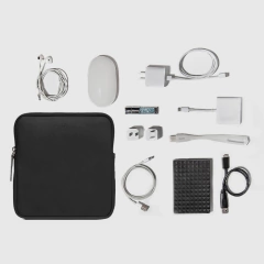 TECH Organizer Negro - Organizador de cables y accesorios on internet