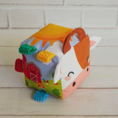 Cubo Sensorial Vaca - tienda online