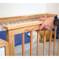 Cuna Funcional Noruega Paraíso Macizo 1½ plaza - CLARA STORE