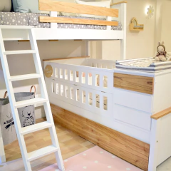 Cama Puente Potter Plus 1 plaza + Funcional Potter Plus (Esquinera) en internet