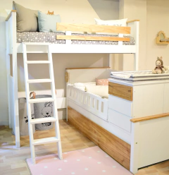 Cama Puente Potter Plus 1 plaza + Funcional Potter Plus (Esquinera)