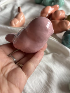 Pajarito rosa (8 cm) - comprar online