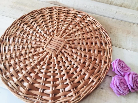 Plato de sitio mimbre (26 cm)