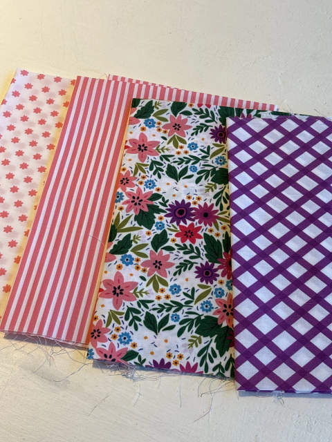 Set de telas a composé (batista 48x48 cm