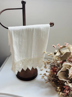 Pie de toalla hierro 35cm - Atelier de Ideas