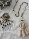 Pack 12 ganchos para cortina + borla (6 con apliques 6 simples) - comprar online