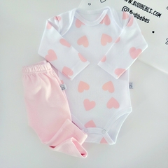 Corazones | Conjunto 2 Piezas Rosa - comprar online