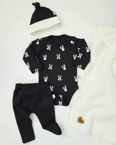 Pandas | Ajuar 3 piezas - - comprar online