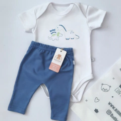 Dino | Conjunto 2 Piezas azul