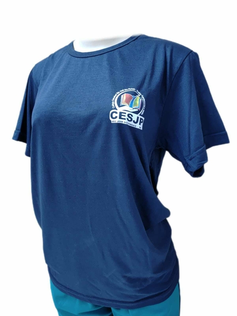 Colégio Estadual de São José dos Pinhais / Camiseta azul manga curta