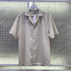 Camisa box lino rayas en internet