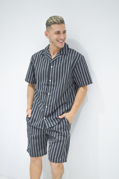 Conjunto lino Rayado - Lefur