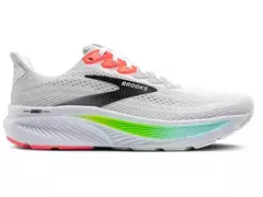 Brooks Ghost 17 Men's Shoes - White/Pink Clay/Gecko - comprar online