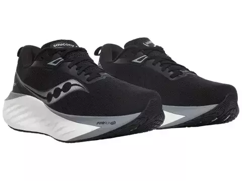 Saucony Triumph 22 Men's Shoes - Black/White