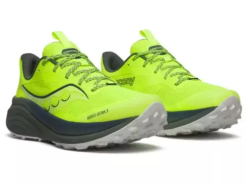 Saucony Xodus Ultra 3 Men's Shoes - Citron/Bough