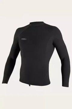 O'NEILL HYPERFREAK 1MM NEOPRENE/SKINS L/S TOP