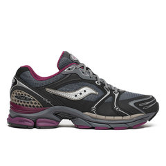 Saucony Men's ProGrid Triumph 4 Winter Tech Dark Grey | Plum