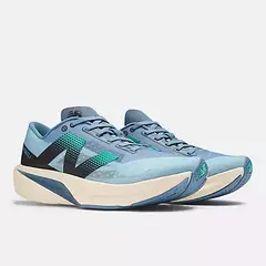 New Balance Men's FuelCell Rebel v4 Heron Blue with Chrome Blue and Black