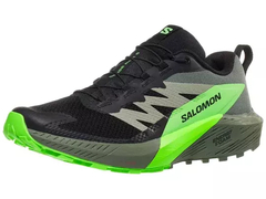 Salomon Sense Ride 5 Men's Shoes - Black/Wreath/Green