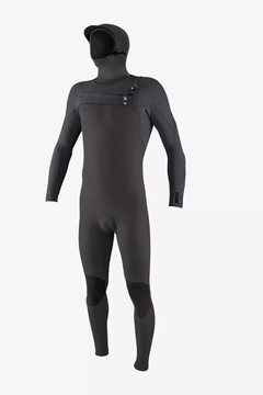 O'NEILL HYPERFREAK 5/4+MM CHEST ZIP FULL WETSUIT W/ HOOD