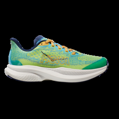 Hoka Mach 6 Kid's Lettuce - Bellwether Blue