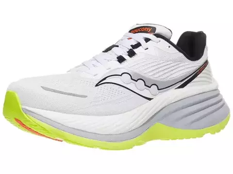Saucony Hurricane 24 Men's Shoes - White/Black